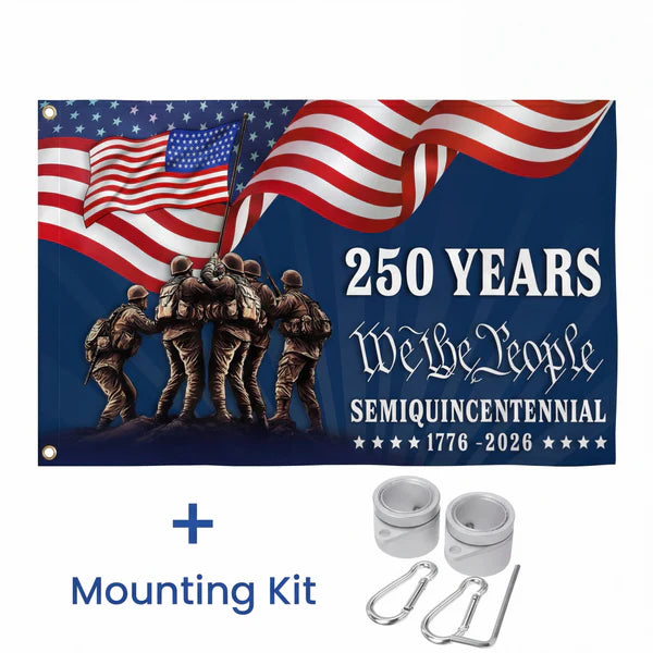 Flagwix American Flag, America 250th Anniversary Patriotic Eagle American Grommet Flag 3-Day Shipping (Copy)
