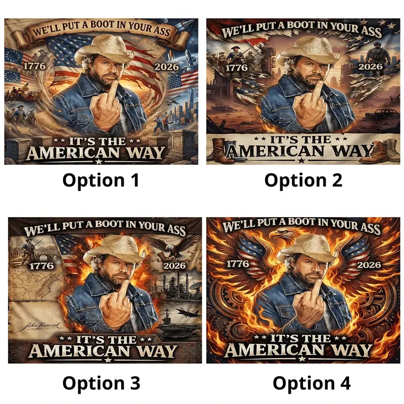 Copy of Toby Keith Red White And Blue Tapestry, We'll Put A Boot Tapestry Flag, Home Decor Decor Gift,L2004