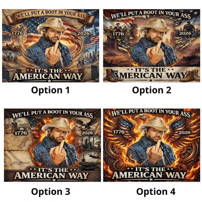 Copy of Toby Keith Red White And Blue Tapestry, We'll Put A Boot Tapestry Flag, Home Decor Decor Gift,L2004