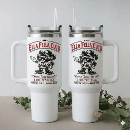 Vintage Ella Lanngleyy 2Sides Tumbler 20oz 40oz, Country Music Tumbler, Music Tour Merch, Gift For For Country Music Fans TN002