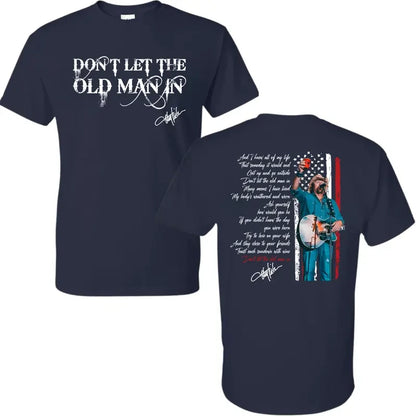 Toby Keith Don’t Let The Old Man In Sweatshirt – Vintage Country Music Tribute Pullover, Patriotic American Flag Graphic, Double-Sided Memorial Fan Gift, #240