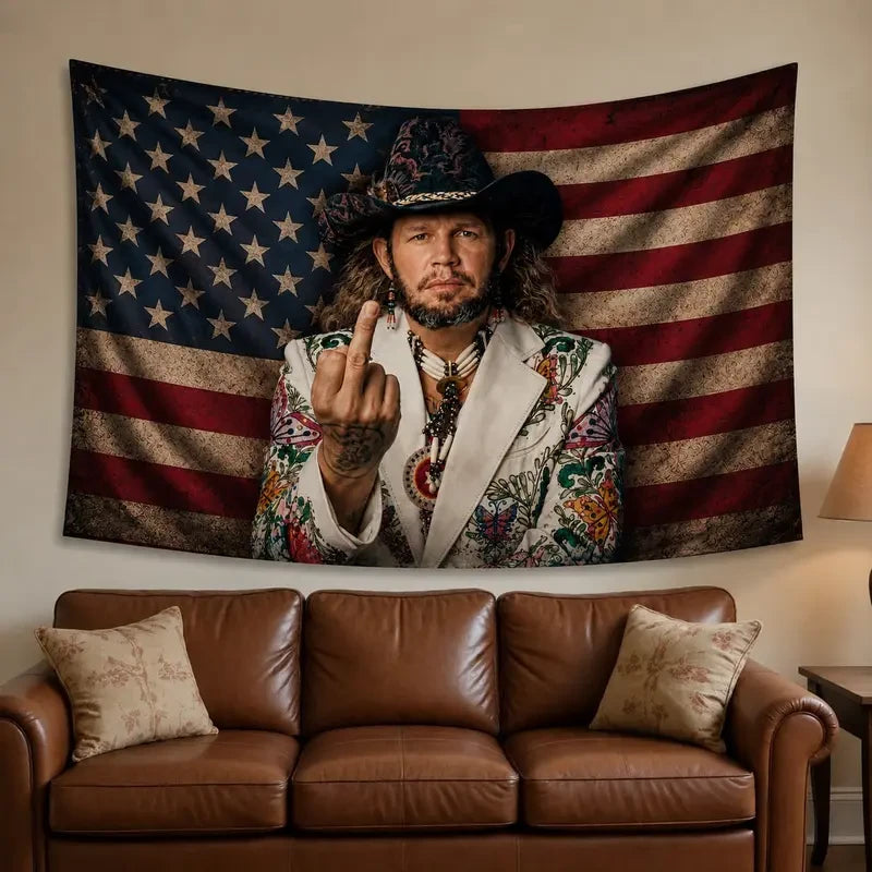 David Allan Coe Music Flag , 250th Anniversary Flag Usa, Home Decor, Gift For Men and Women #170