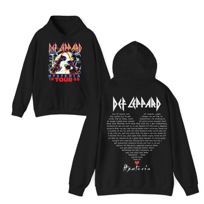 Def Lepard Hysteria Album Shirt, Tour 1988 Shirt, Rock Band Shirt #200