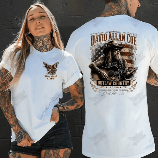 David Allan Coe Outlaw Country Legend T-Shirt, Vintage Country Music Graphic Tee, #234
