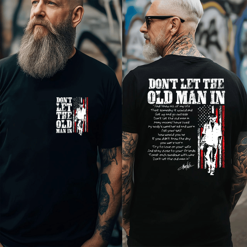 Don't Let The Old Man In Shirt, Toby Keith Shirt, Country Music Shirt, Graphic Tee #238