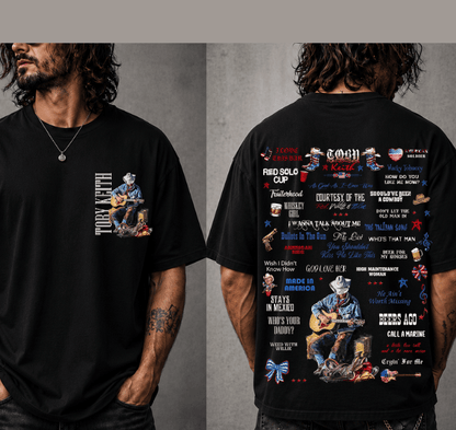 Toby Keith Lyrics Song Shirt, Signature Song Toby Keith Sweatshirt, Tribute Toby Keith Hoodie #180
