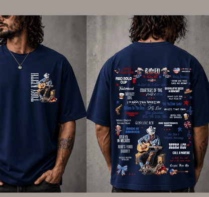 Toby Keith Lyrics Song Shirt, Signature Song Toby Keith Sweatshirt, Tribute Toby Keith Hoodie #180