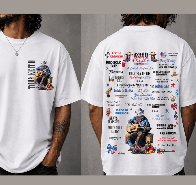 Toby Keith Lyrics Song Shirt, Signature Song Toby Keith Sweatshirt, Tribute Toby Keith Hoodie #180