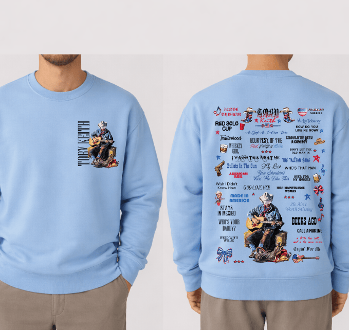 Toby Keith Lyrics Song Shirt, Signature Song Toby Keith Sweatshirt, Tribute Toby Keith Hoodie #180