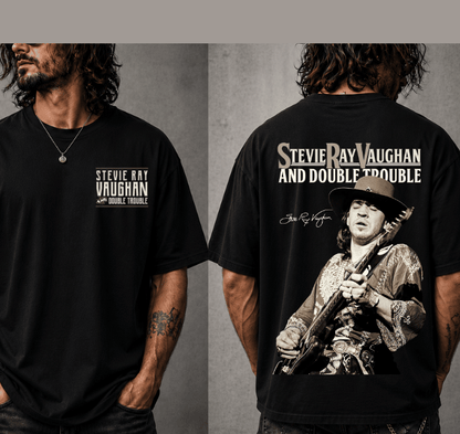 Stevie Ray Vaughan Cowboy Blues Tee, Retro American Blues Legend Sweatshirt, Hoodie #180
