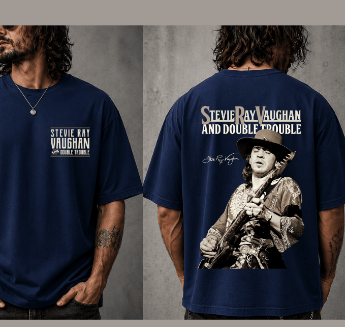 Stevie Ray Vaughan Cowboy Blues Tee, Retro American Blues Legend Sweatshirt, Hoodie #180