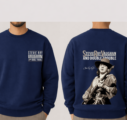 Stevie Ray Vaughan Cowboy Blues Tee, Retro American Blues Legend Sweatshirt, Hoodie #180