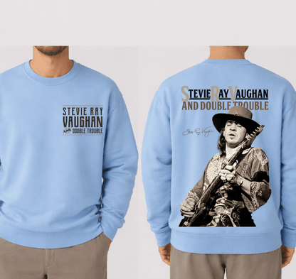 Stevie Ray Vaughan Cowboy Blues Tee, Retro American Blues Legend Sweatshirt, Hoodie #180