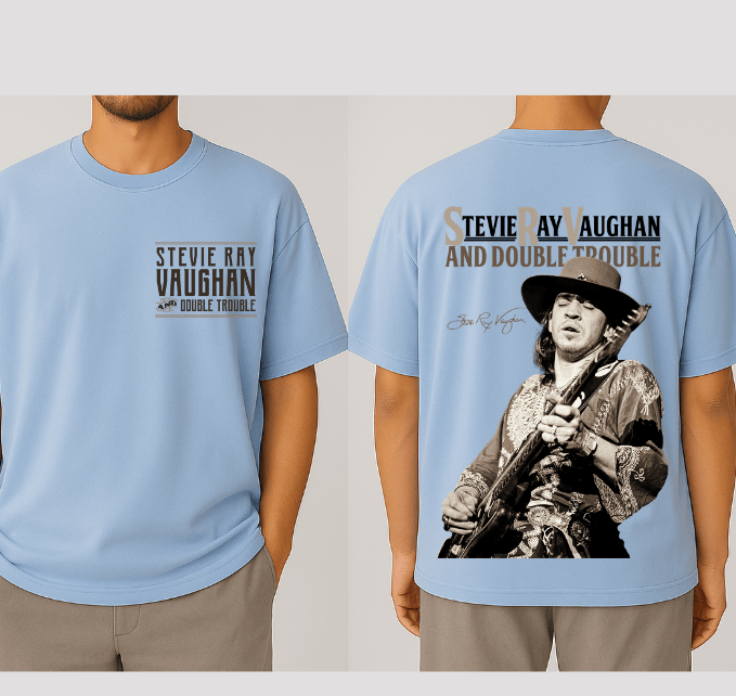 Stevie Ray Vaughan Cowboy Blues Tee, Retro American Blues Legend Sweatshirt, Hoodie #180