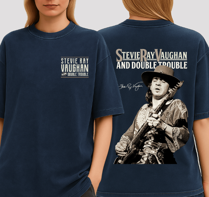 Stevie Ray Vaughan Cowboy Blues Tee, Retro American Blues Legend Sweatshirt, Hoodie #180