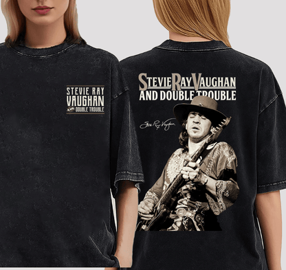 Stevie Ray Vaughan Cowboy Blues Tee, Retro American Blues Legend Sweatshirt, Hoodie #180