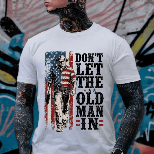 Don't Let The Old Man In T-Shirt - Memorial Toby Retro Country Music #208