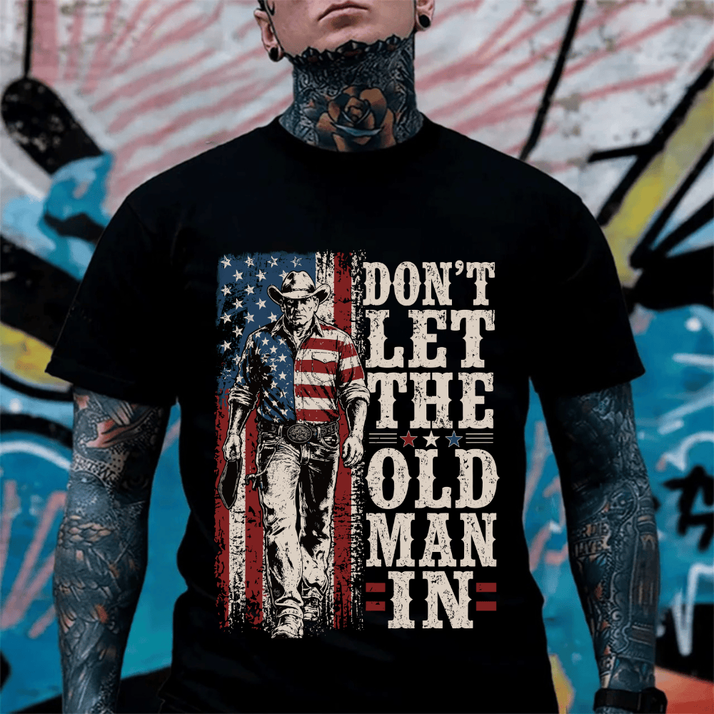 Don't Let The Old Man In T-Shirt - Memorial Toby Retro Country Music #208