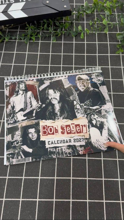 Bob Seger Calendar 2026 - 2027, Country Music Calendar, Home Decor #208