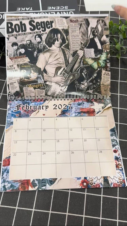 Bob Seger Calendar 2026 - 2027, Country Music Calendar, Home Decor #208