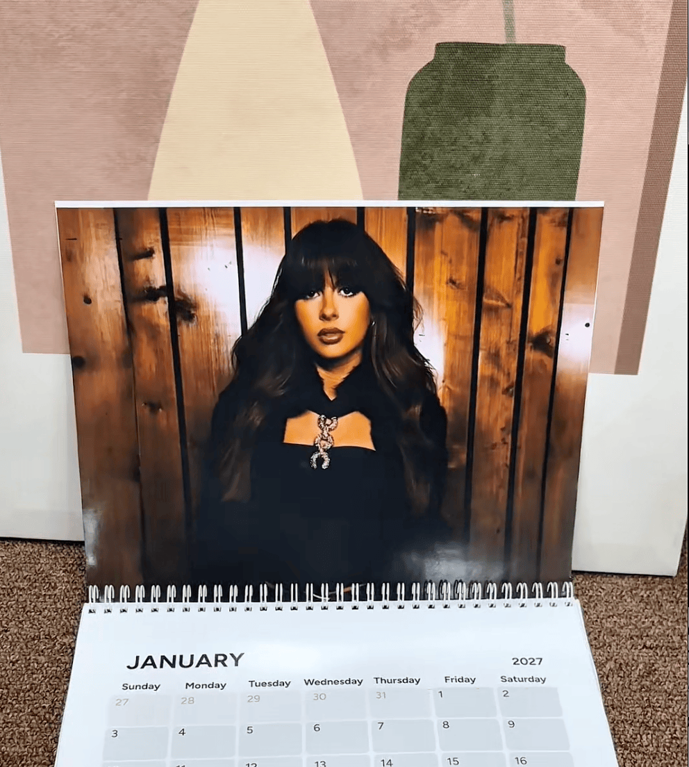 E.lla L 2027 Calendar, Ella Fella Country Music Fan Gift, 2027 Music Lover Decor #180