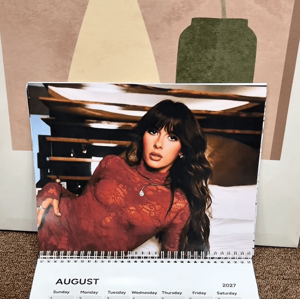 E.lla L 2027 Calendar, Ella Fella Country Music Fan Gift, 2027 Music Lover Decor #241