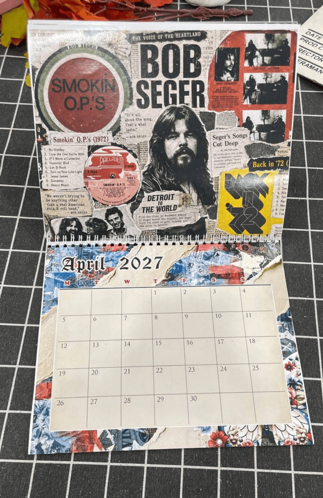 Bob Seger 2027 Calendar, Legend Calendar