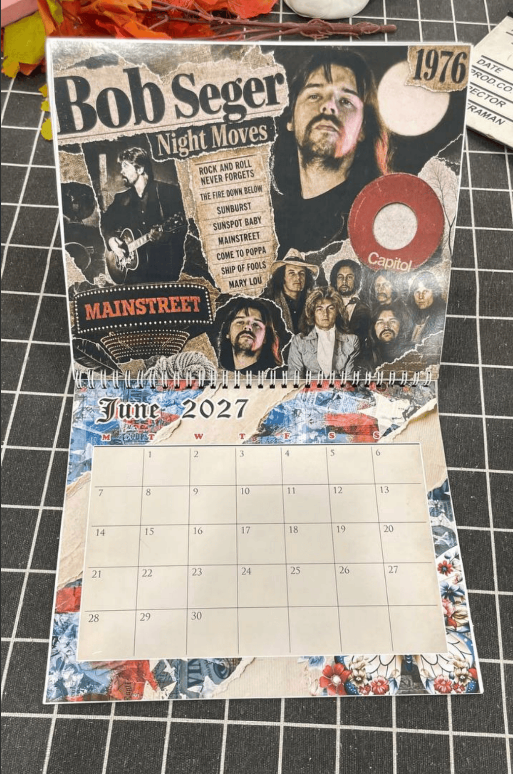 Bob Seger 2027 Calendar, Legend Calendar