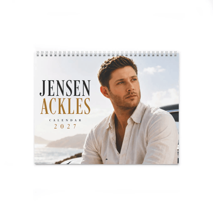 Jensen AckIes 2027 Wall Calendar, 12 Month Hanging Calendar, Celebrity Fan Collection Gift #241