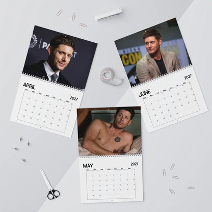 Jensen AckIes 2027 Wall Calendar, 12 Month Hanging Calendar, Celebrity Fan Collection Gift #241