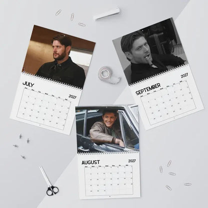 Jensen AckIes 2027 Wall Calendar, 12 Month Hanging Calendar, Celebrity Fan Collection Gift #241
