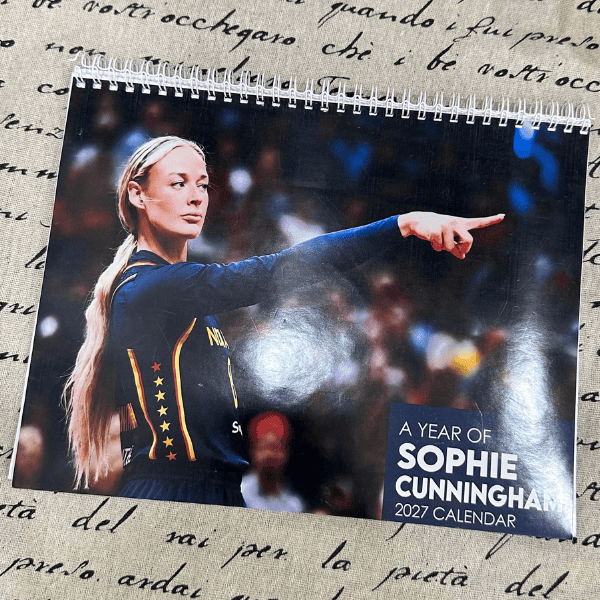 Funny Sophie Cunningham 2027 Calendar – Women’s Basketball Wall Calendar, Sports Fan Photo Gift #346