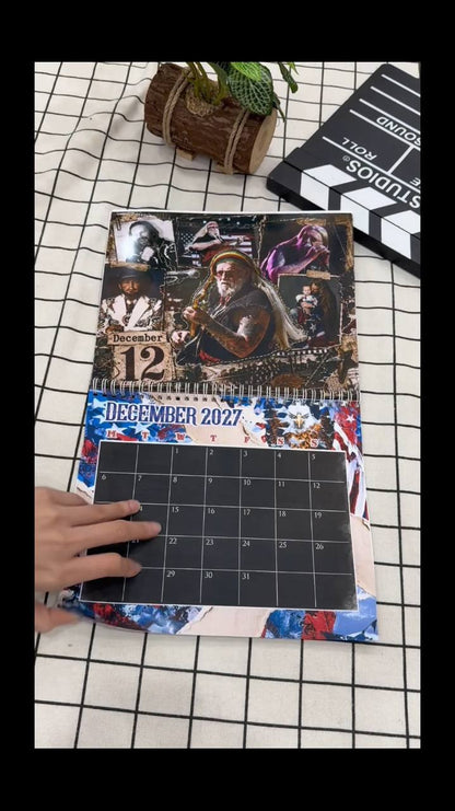 David Allan Coe 2026 & 2027 Calendar, Outlaw Country Music Calendar, Longhaired Redneck Calendar, Country Legend Calendar #241