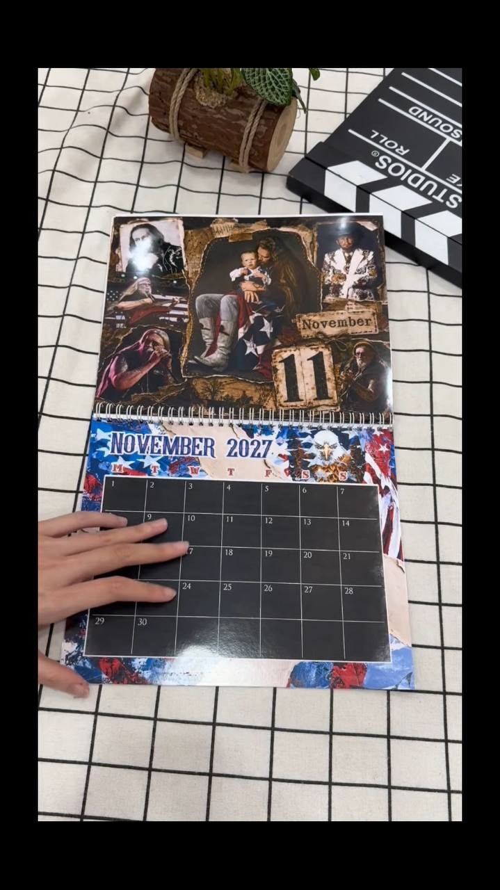 David Allan Coe 2026 & 2027 Calendar, Outlaw Country Music Calendar, Longhaired Redneck Calendar, Country Legend Calendar #241