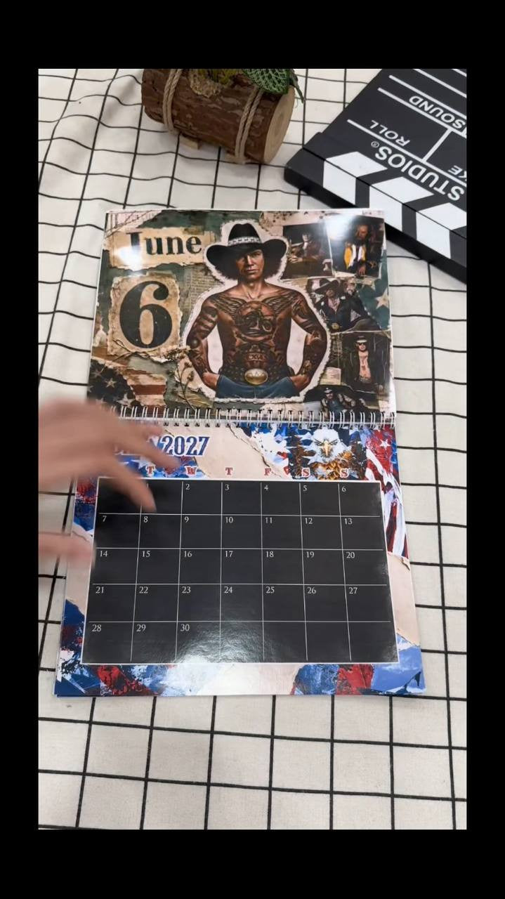 David Allan Coe 2026 & 2027 Calendar, Outlaw Country Music Calendar, Longhaired Redneck Calendar, Country Legend Calendar #241