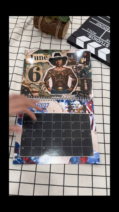 David Allan Coe 2026 & 2027 Calendar, Outlaw Country Music Calendar, Longhaired Redneck Calendar #208