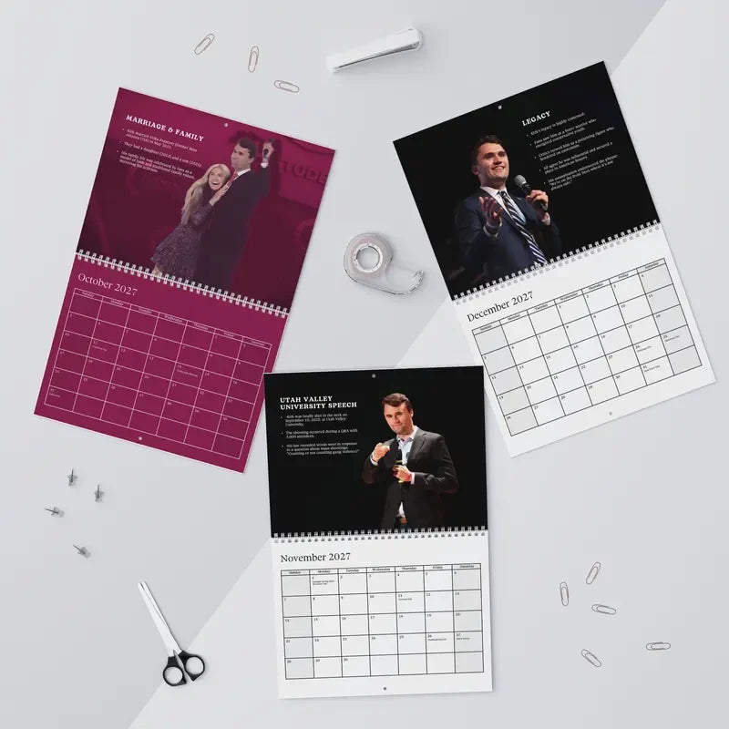 Charlike Kirk Biography 2027 Calendar #241
