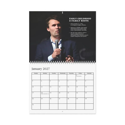 Charlike Kirk Biography 2027 Calendar #241