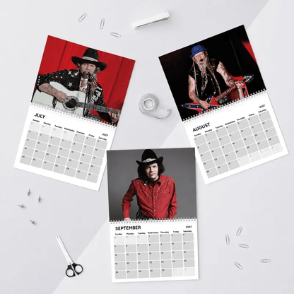 David Allan Coe 2027 Calendar Vintage Country Music Legend Monthly Wall Planner For Fans #241