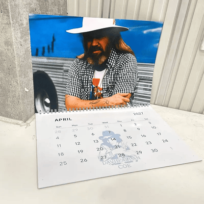 David Allan Coe 2027 Calendar V2 Vintage Country Music Legend Monthly Wall Planner For Fans #241
