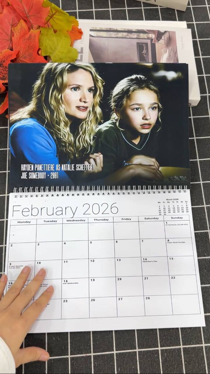 Haydden Panetiere Memorial Calendar 2027, Tribute to Hayden Calendar, #234