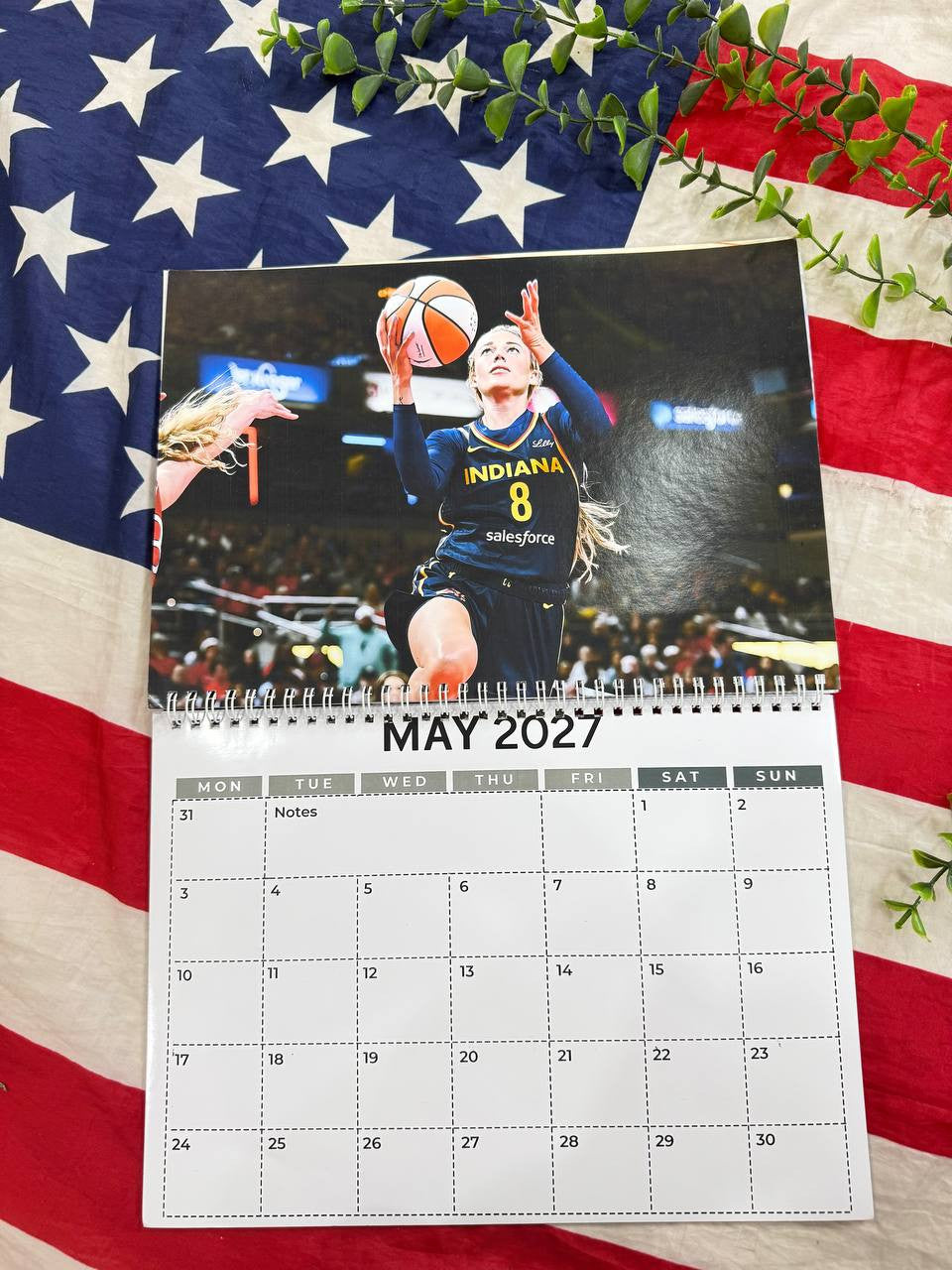 Sophie Cunningham 2027 Calendar – Women’s Basketball Star Wall Calendar, Basketball Fan Gift for Her & Sports Collectible #346