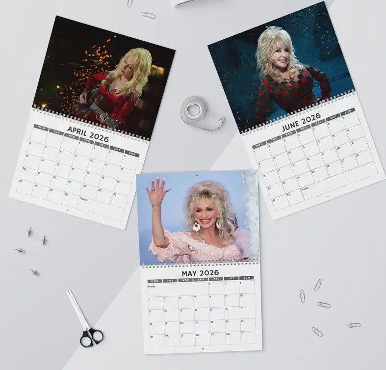 Vintage Dolly 2026-2027 Wall Calendar, Have A Holly Dolly Calendar, Women Holiday, Gift For Fan Lover, Retro Parton 2026 Wall Calendar #241