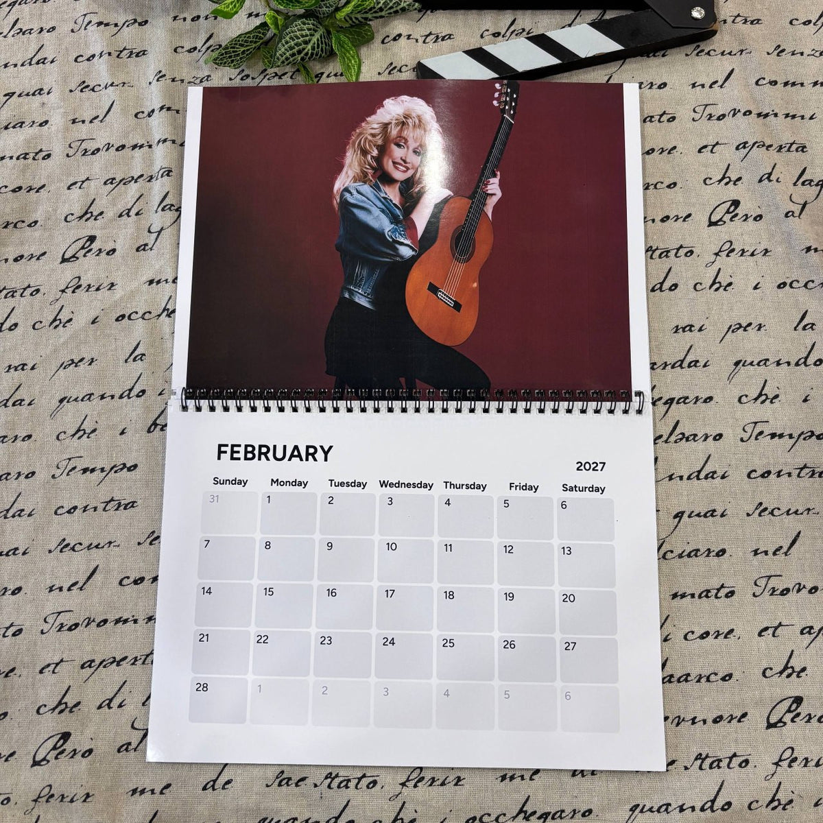 Dolly Parton 2026-2027 Wall Calendar, Have A Holly Dolly Calendar, Women Holiday, Gift For Fan Lover, Retro Parton 2026 Wall Calendar #180