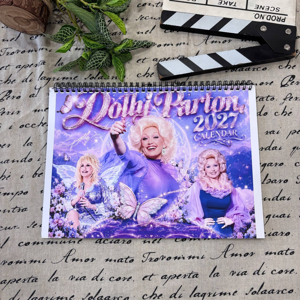 Dolly Parton 2026-2027 Wall Calendar, Have A Holly Dolly Calendar, Women Holiday, Gift For Fan Lover, Retro Parton 2026 Wall Calendar #180
