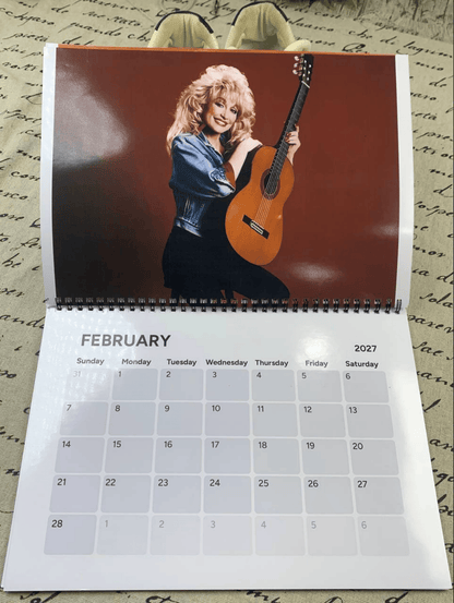 Dolly Parton 2026-2027 Wall Calendar, Have A Holly Dolly Calendar, Women Holiday, Gift For Fan Lover, Retro Parton 2026 Wall Calendar #232