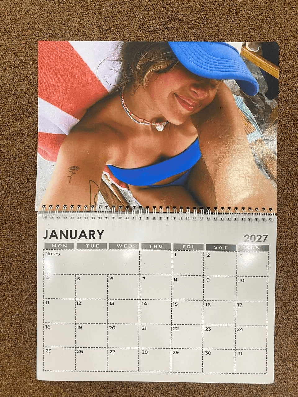 Calendar 2026 2027, Ella Calendar 2026, 2027 , Reto Country Music Graphic Calendar #241