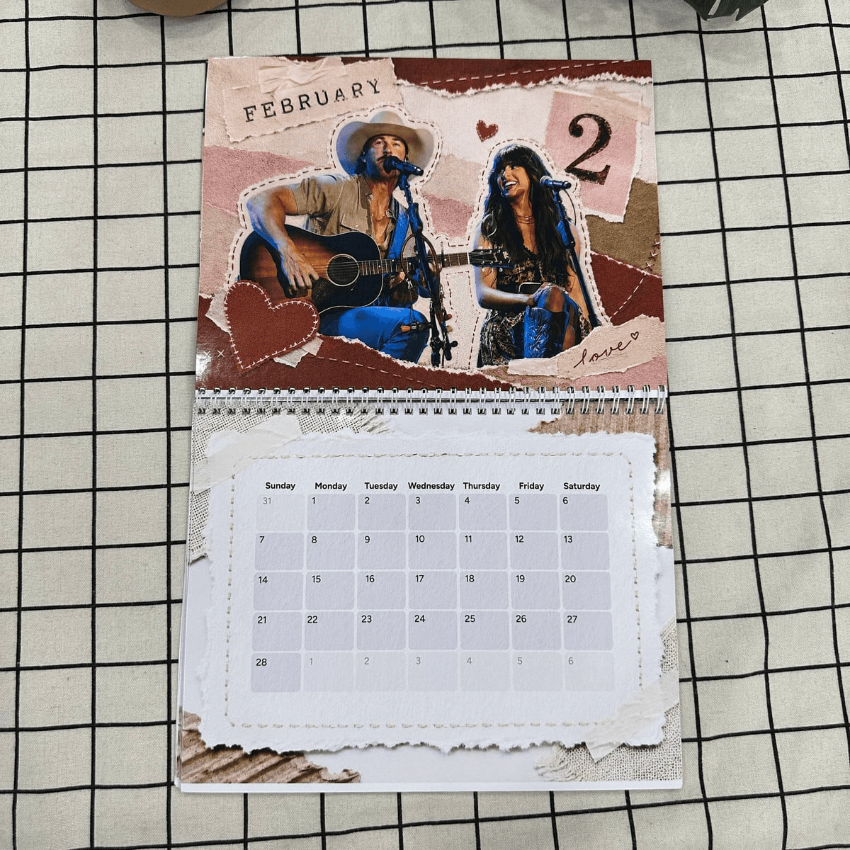 E.lla L 2027 Calendar, Ella Fella Country Music Fan Gift, 2027 Music Lover Decor #208