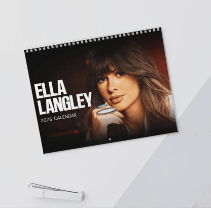 Ella 2027 Calendar, Ella Fella Country Music Fan Gift, 2027 Music Lover Decor #241