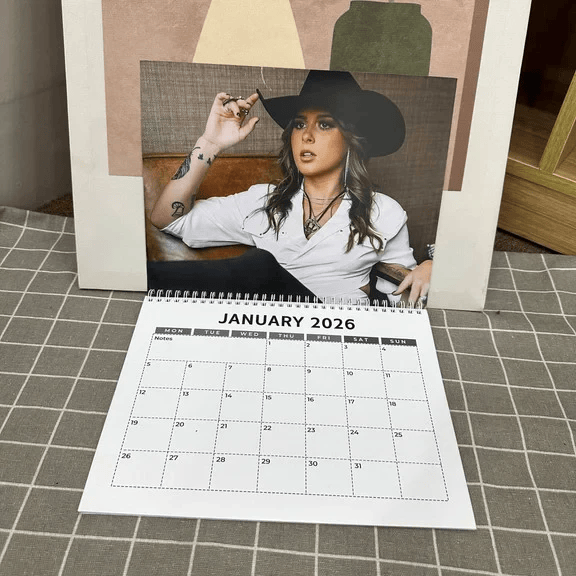 Ella 2027 Calendar, Ella Fella Country Music Fan Gift, 2027 Music Lover Decor #241
